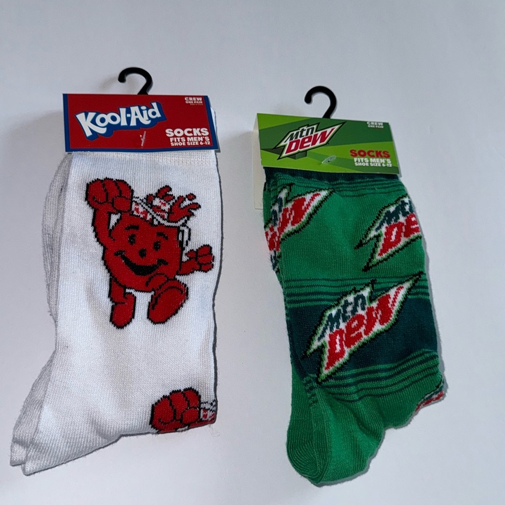 Kool-Aid & MtnDew Crew Socks